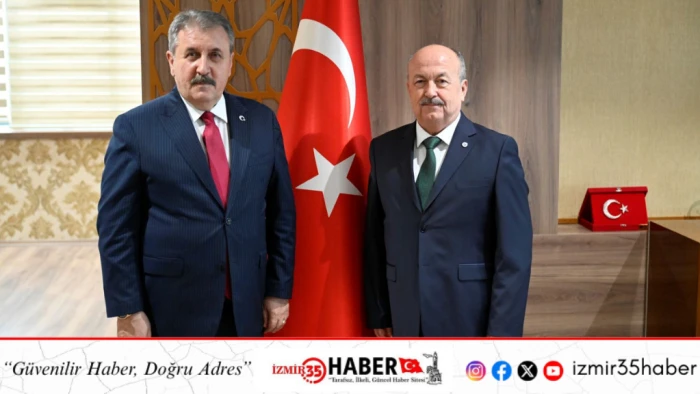 BBP Genel Başkanı Mustafa Destici Prof. Dr. Ahmet Demir&rsquo;e Hayırlı Olsun Ziyareti