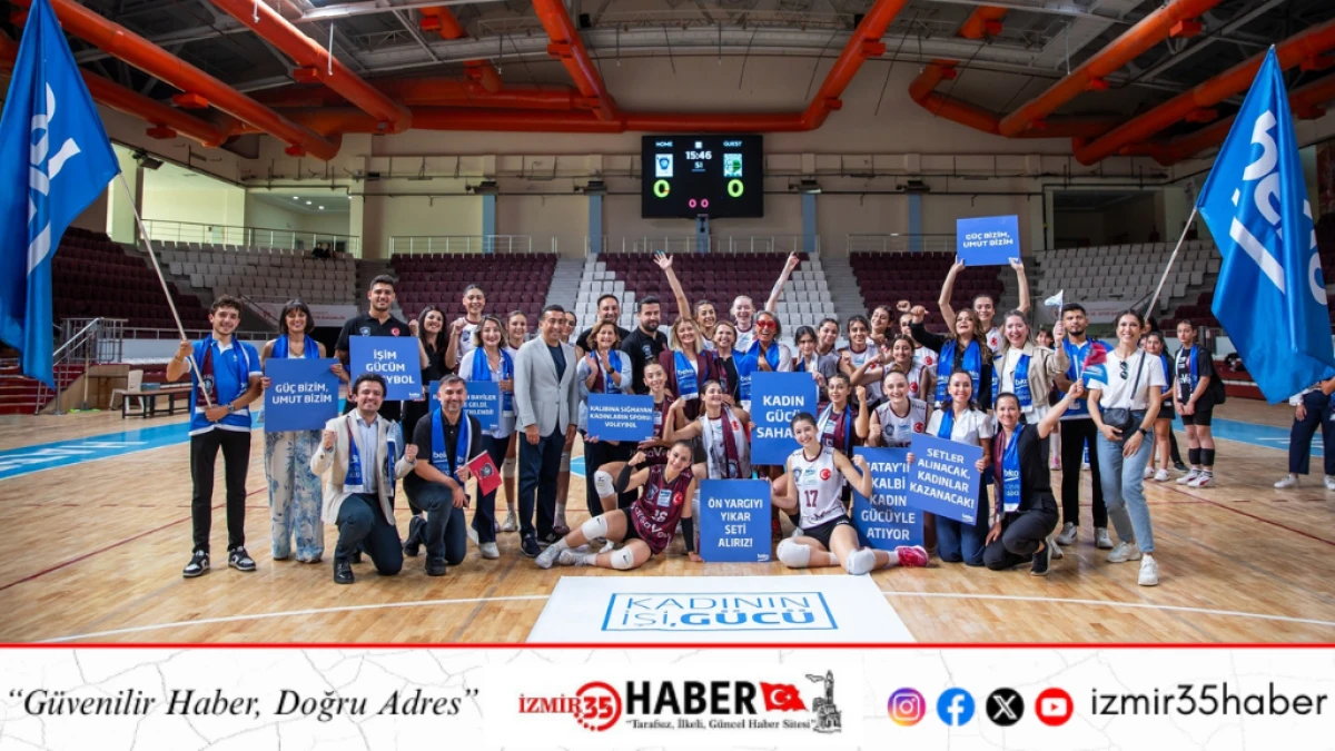 BEKO’DAN HATAY KADIN VOLEYBOL TAKIMI’NA   ANLAMLI DESTEK