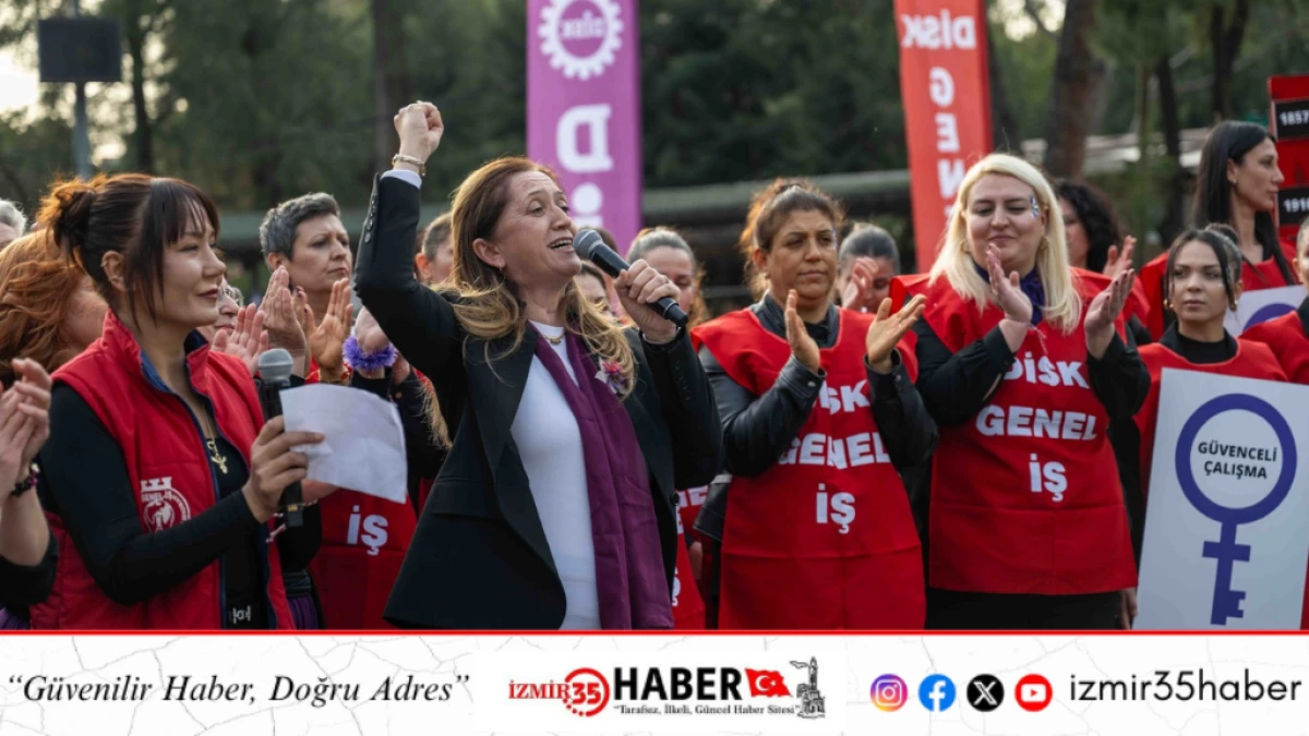 Bornova&rsquo;da 8 Mart Dayanışması Eşitlik, adalet ve yaşam hakkı i&ccedil;in meydanda buluştular