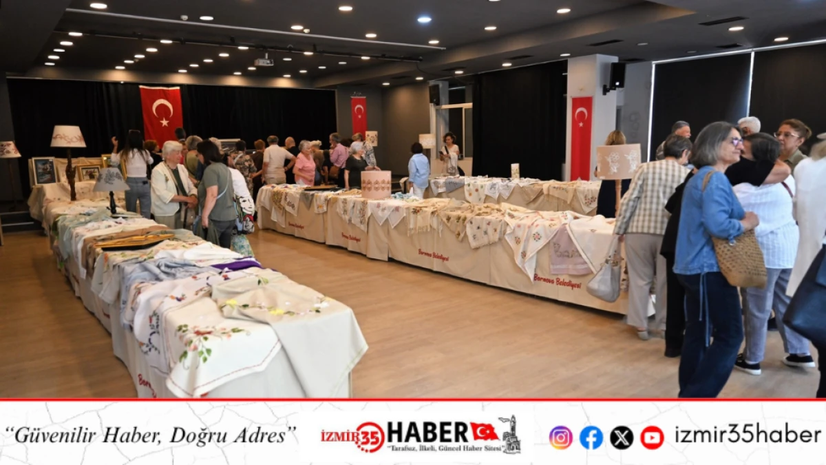 Bornova&rsquo;da kadın emeği sanatla buluştu