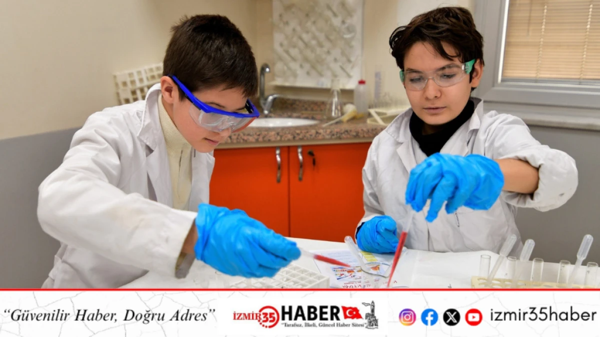 Bornovalı &ccedil;ocukların Kış Bilim Kampı heyecanı