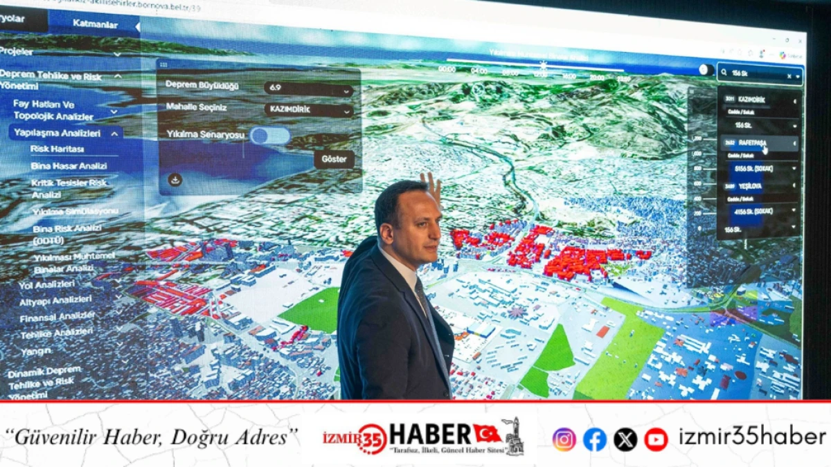 Bornova&rsquo;nın her noktası  kayıt altında