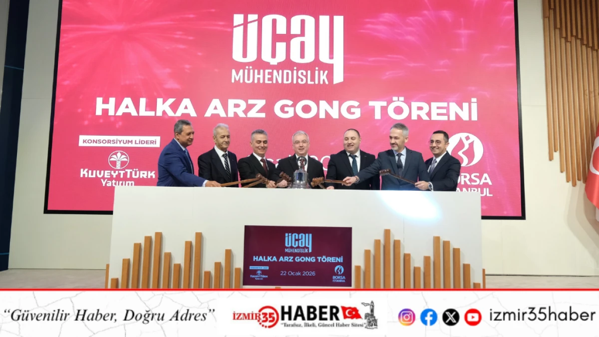 Borsa İstanbul&rsquo;da gong &Uuml;&ccedil;ay M&uuml;hendislik i&ccedil;in &ccedil;aldı