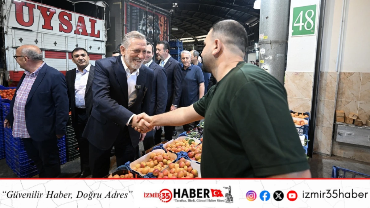 BTSO Başkanı İbrahim Burkay&rsquo;dan Bursa Kent Hali&rsquo;ne Ziyaret