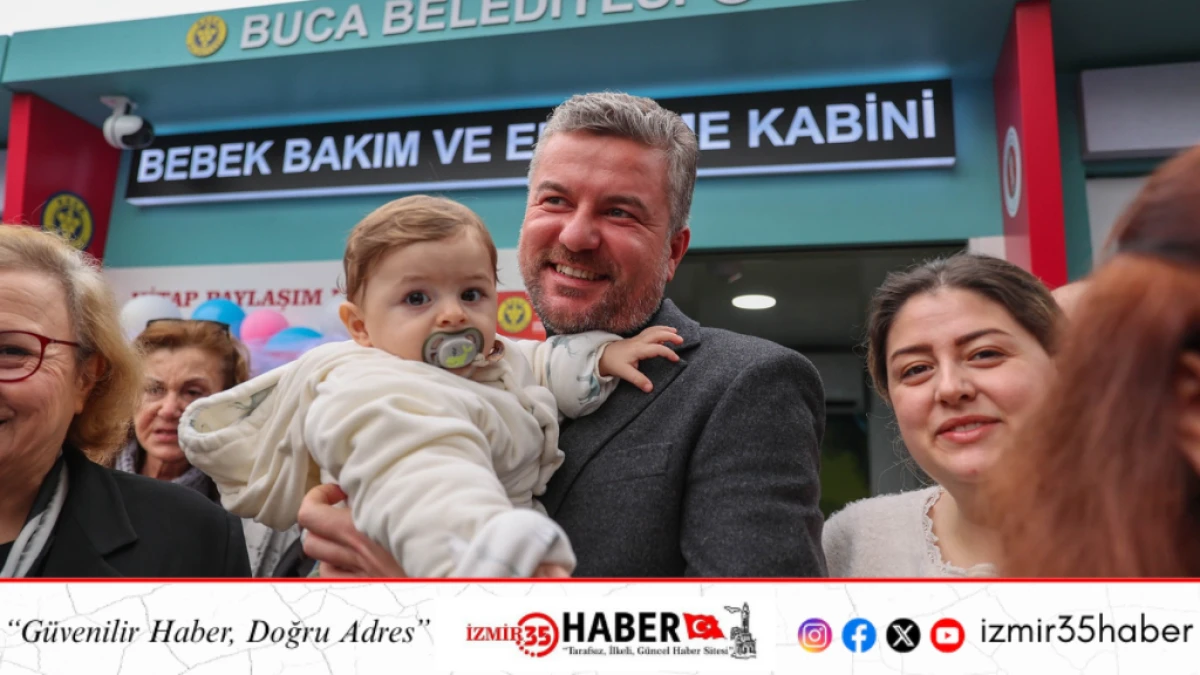 Buca&rsquo;da bebek bakım ve emzirme kabini a&ccedil;tı