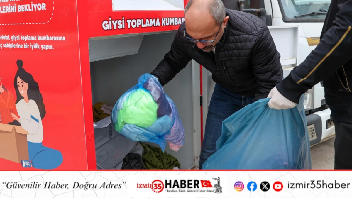 Buca’da giysi kumbaraları ile dayanışma büyüyor