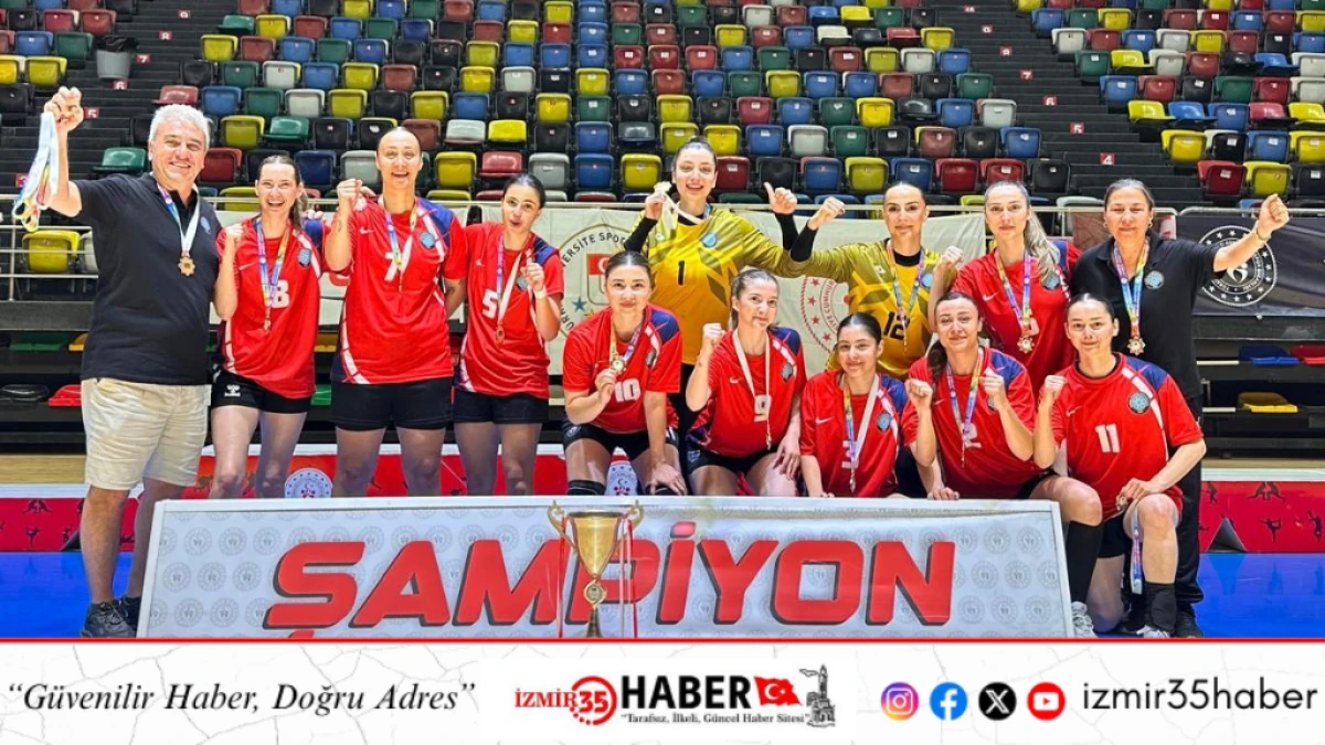 BU&Uuml; Kadın Hentbol Takımı T&uuml;rkiye Şampiyonu Oldu