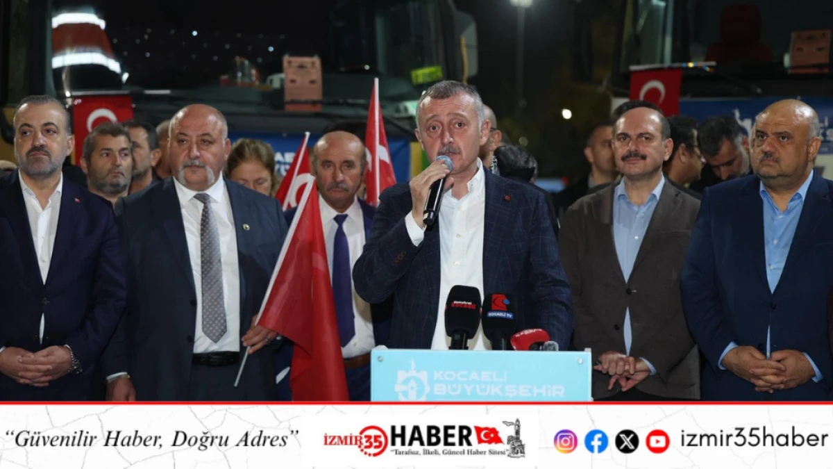 Büyükşehir’in ilk yardım  tırları Gazze’ye yola çıktı