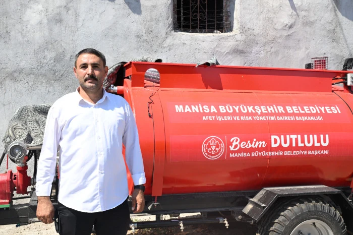 B&uuml;y&uuml;kşehir&rsquo;in Tankeri Yangının K&ouml;ye Ulaşmasını Engelledi