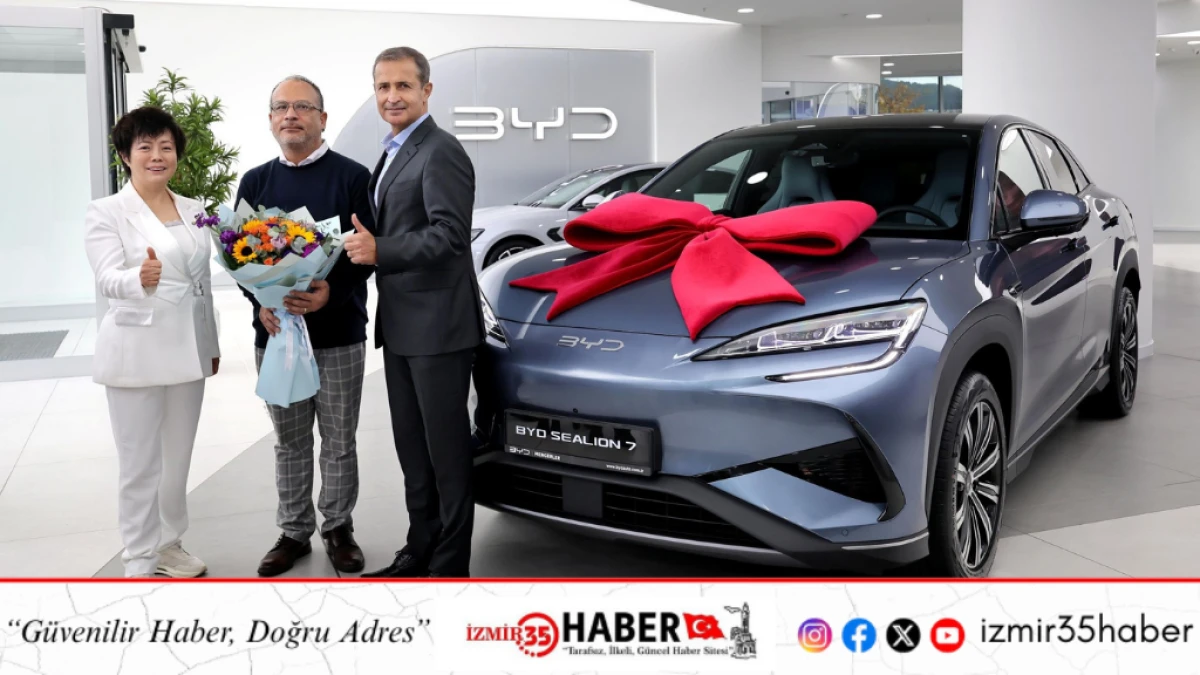 BYD Başkan Yardımcısı Stella Li, Türkiye’de İlk SEALION 7 Teslimatını Gerçekleştirdi