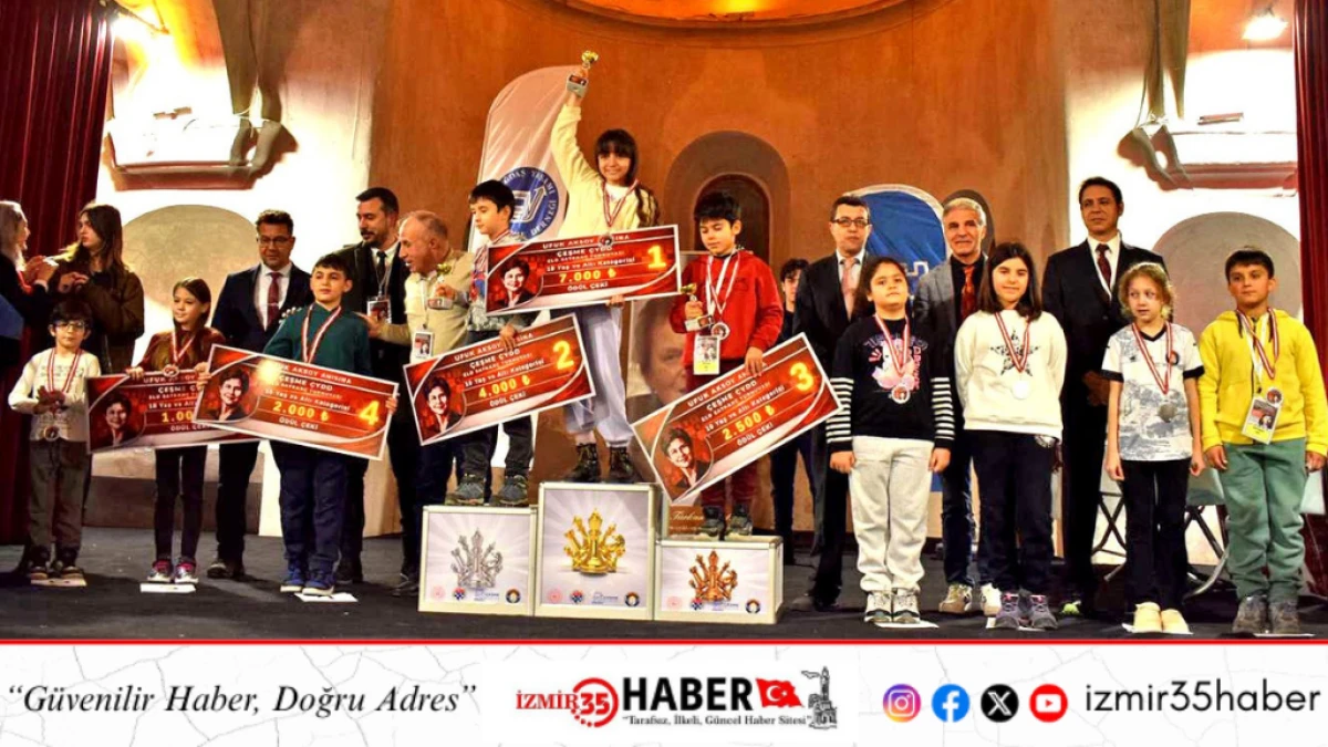 &Ccedil;eşme'de, Ufuk Aksoy Anısına Satran&ccedil; Turnuvası Ger&ccedil;ekleştirildi