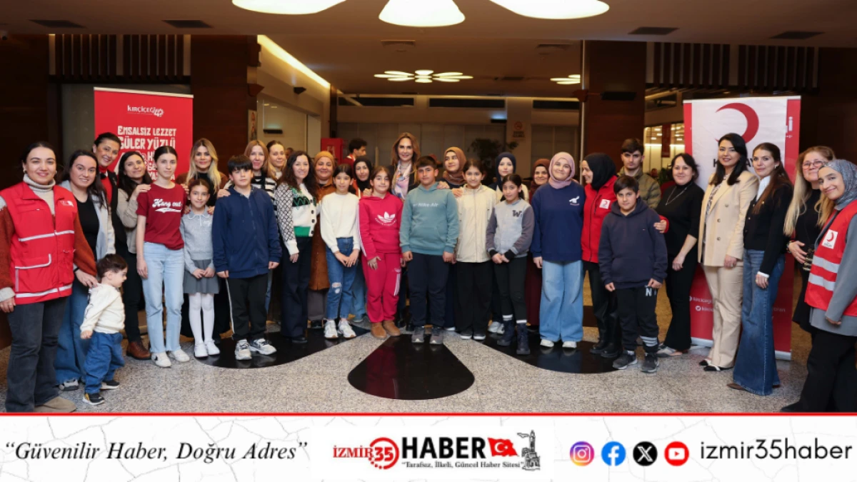 &Ccedil;ocuklar ve aileleri İyilik Sofrası,nda buluştu.
