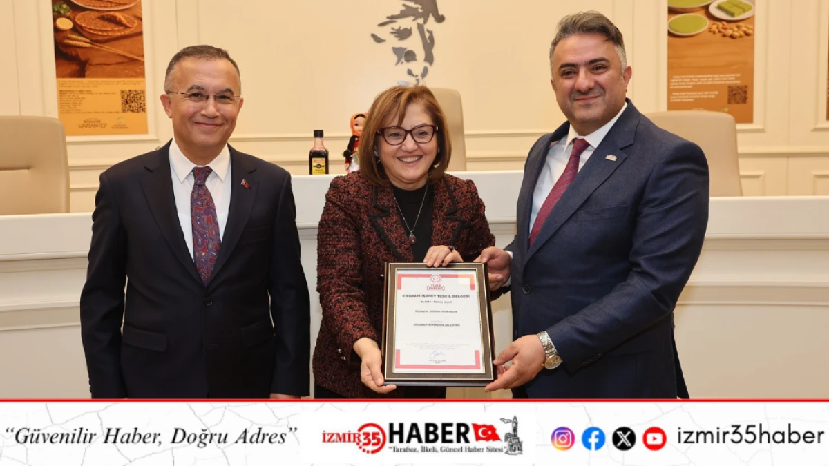 COĞRAFİ İŞARET ALANINDA TÜRKİYE LİDERİ GAZİANTEP’TE DEĞER KATANLARA TEŞEKKÜR!