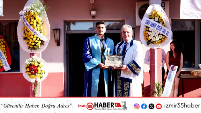 DE&Uuml; BERGAMA MYO&rsquo;DA MEZUNİYET COŞKUSU