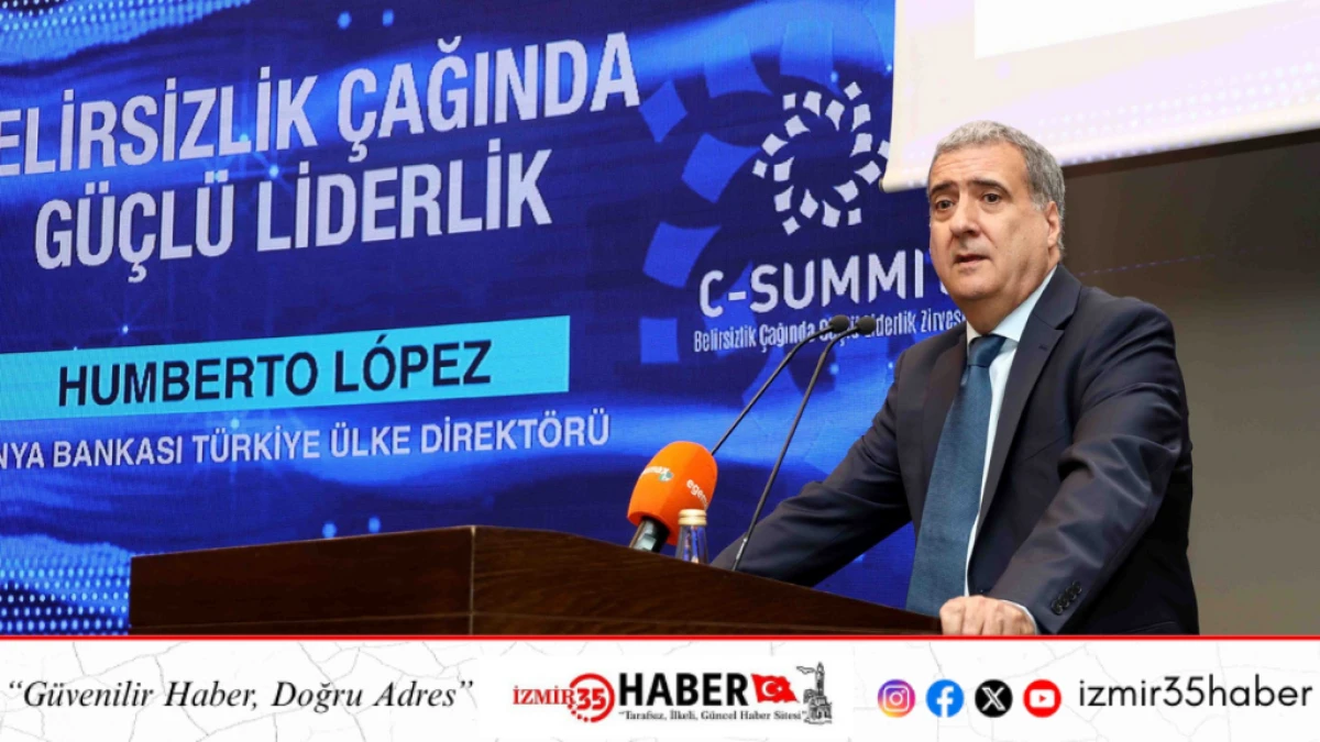 D&uuml;nya Bankası T&uuml;rkiye Direkt&ouml;r&uuml; Lopez İzmir&rsquo;de konuştu