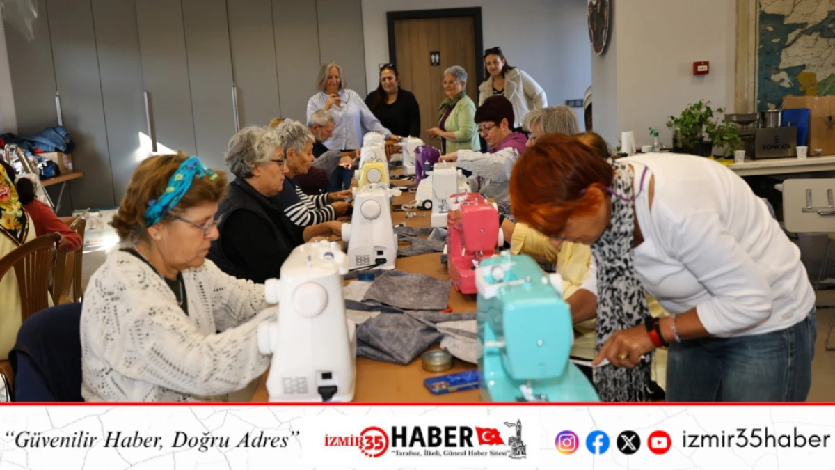 EFES SEL&Ccedil;UK&rsquo;TA KADINLAR DİKİŞ AT&Ouml;LYESİNDE BULUŞTU