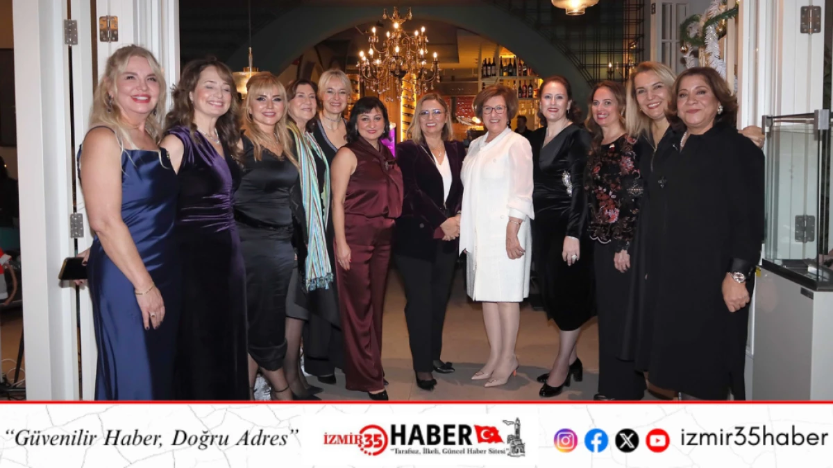 Ege İş Kadınları Derneği &uuml;yeleri Yeni Yılı Karşıladı