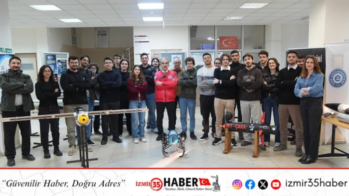 Egeli gen&ccedil;ler, TEKNOFEST hazırlıklarını s&uuml;rd&uuml;r&uuml;yor