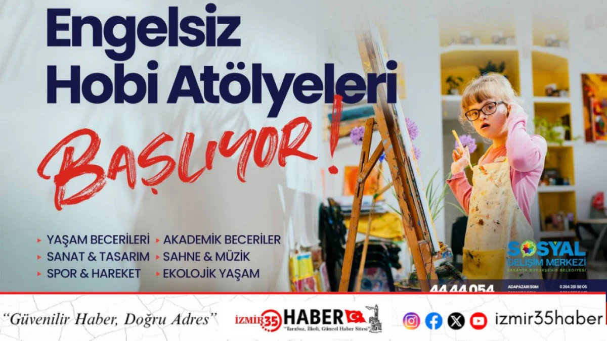 Engelsiz Hobi Atölyelerinde kayıtlar başlıyor