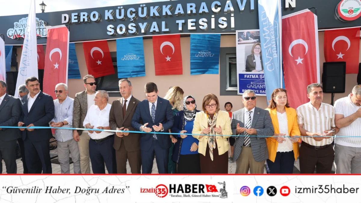 GAZİANTEP B&Uuml;Y&Uuml;KŞEHİR VE OĞUZELİ BELEDİYESİ İŞ BİRLİĞİYLE DERO KARACAVİRAN&rsquo;A SOSYAL TESİS