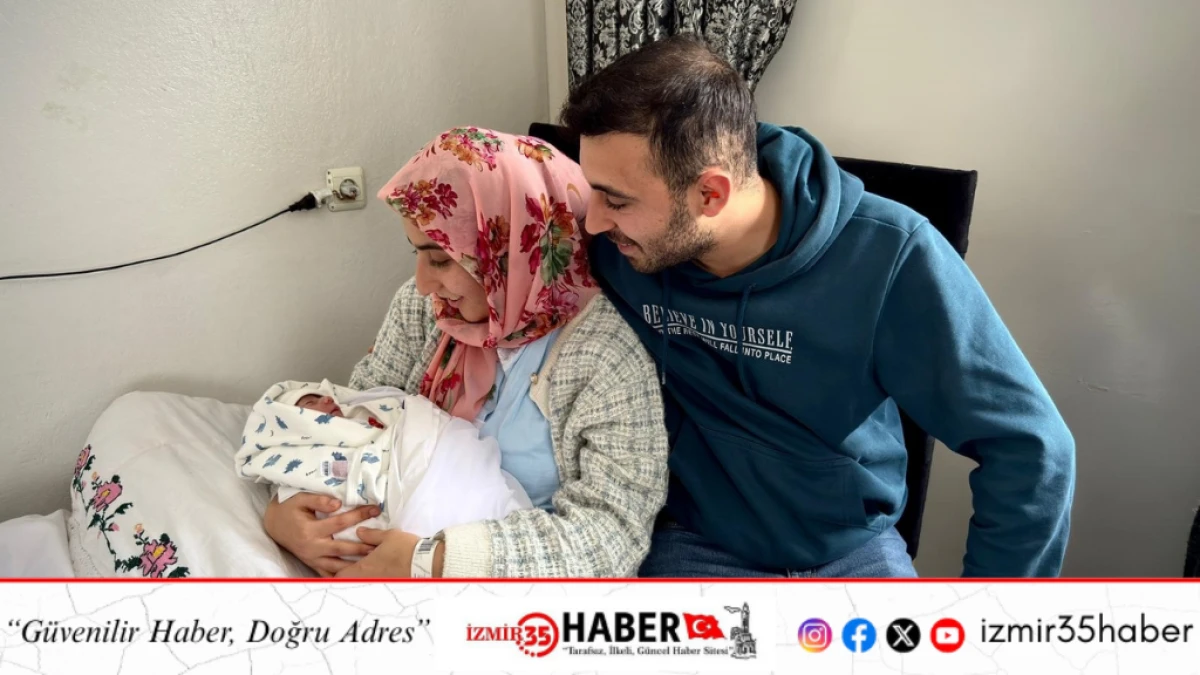 GAZİANTEP B&Uuml;Y&Uuml;KŞEHİR, YENİ YILIN İLK BEBEĞİNİ G&Uuml;VENLE EVİNE ULAŞTIRDI