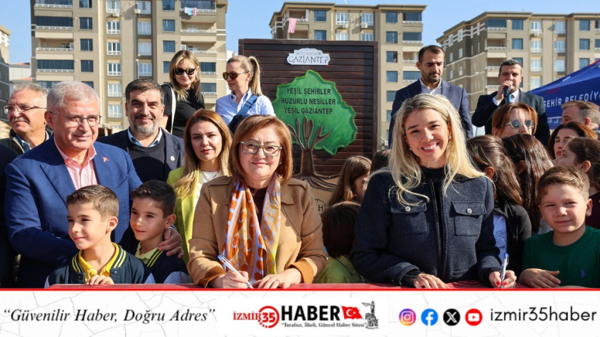 GAZİANTEP BÜYÜKŞEHİR YEŞİLANTEP PROJESİYLE ŞEHRİN YEŞİL ALANLARINI ARTIRIYOR