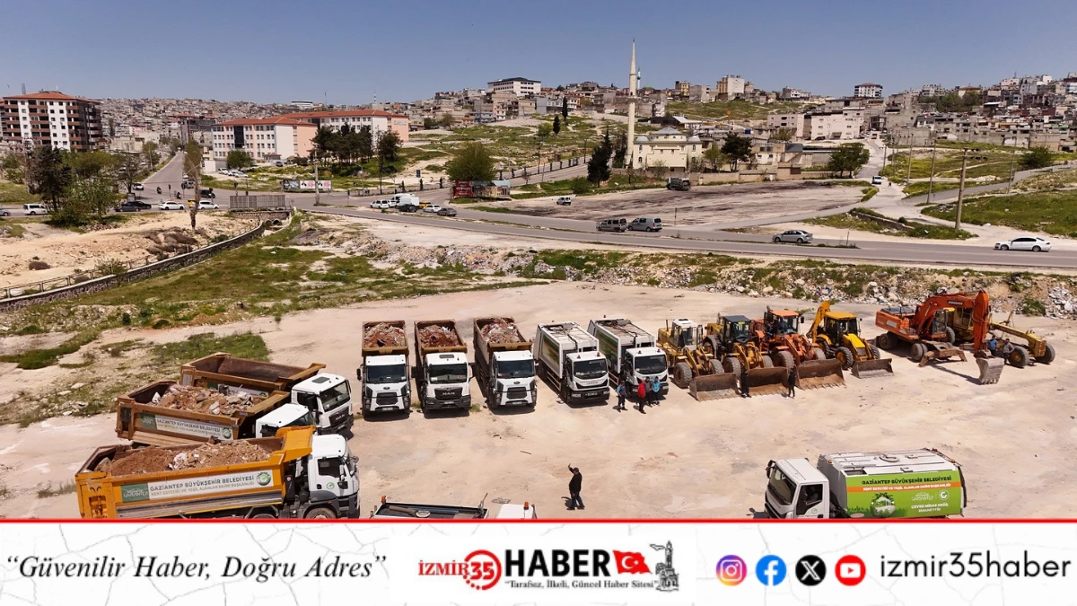 GAZİANTEP B&Uuml;Y&Uuml;KŞEHİR&rsquo;DEN BAHAR TEMİZLİĞİ SEFERBERLİĞİ