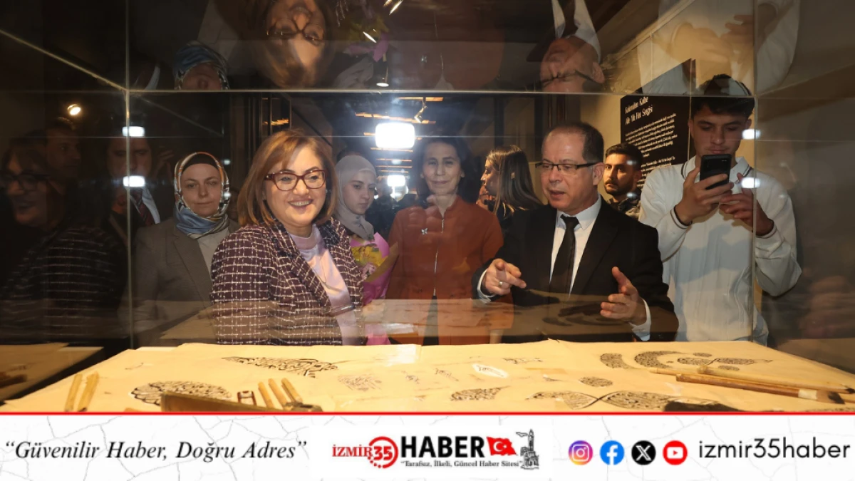 GAZİANTEP B&Uuml;Y&Uuml;KŞEHİR&rsquo;DEN KALEMDEN KALBE H&Uuml;SN-İ HAT SERGİSİ