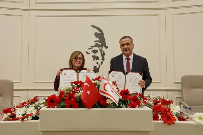 GAZİANTEP, GAZİMAĞUSA İLE KARDEŞ ŞEHİR PROTOKOL&Uuml; İMZALADI