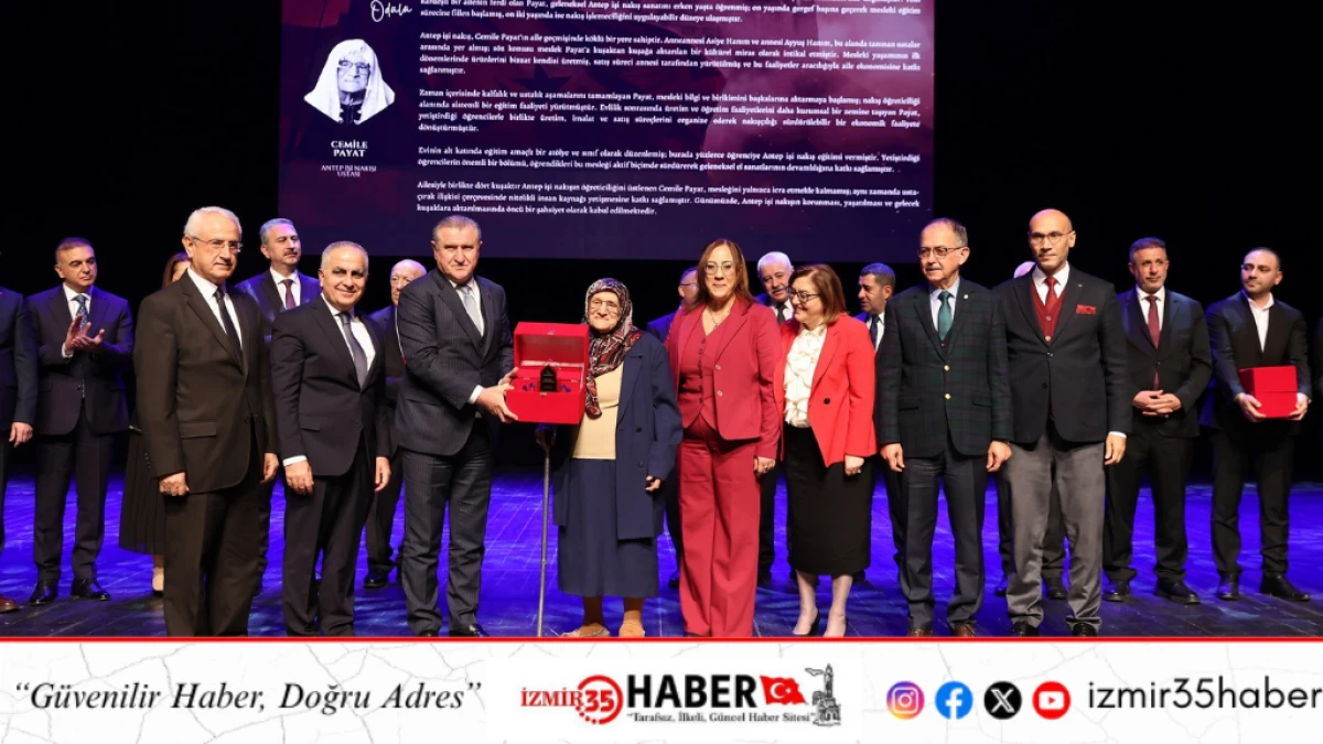 GAZİANTEP&rsquo;E DEĞER KATANLAR &Ouml;D&Uuml;LLENDİRİLDİ