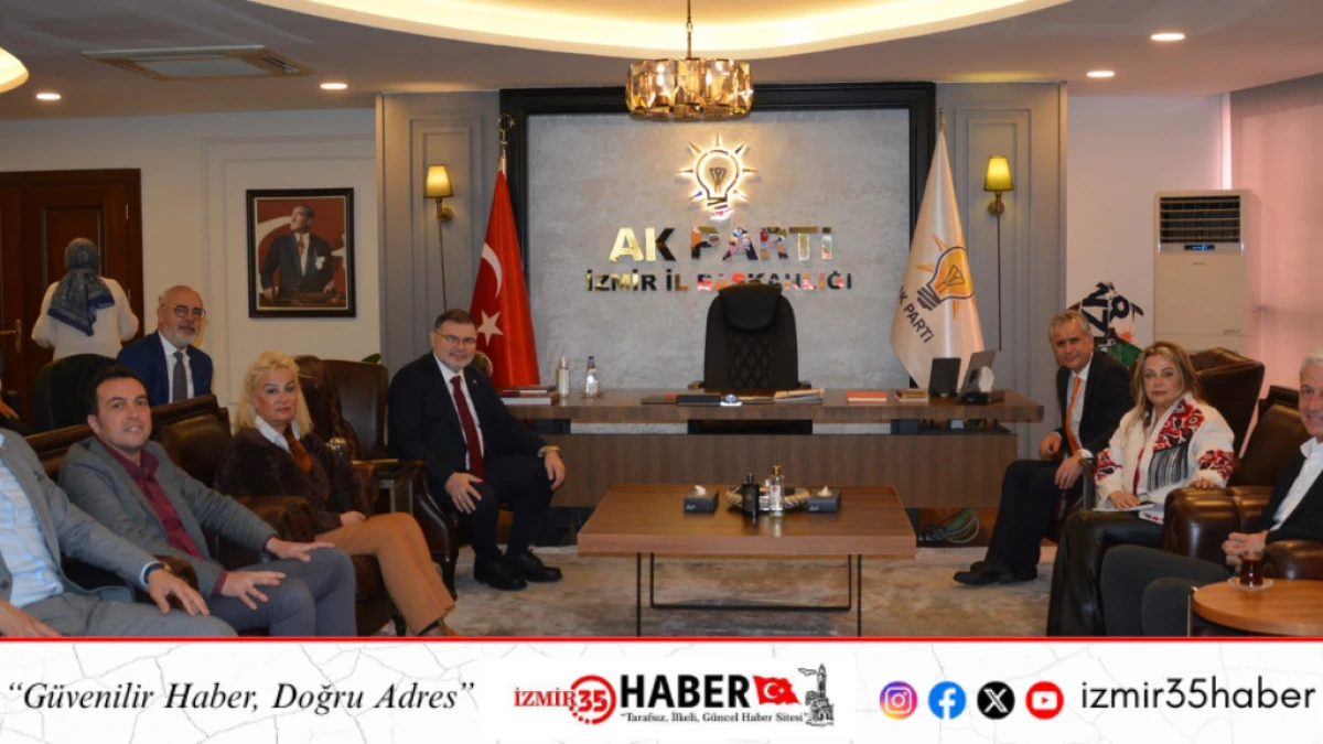 İGC&rsquo;DEN AK PARTİ İZMİR İL BAŞKANI BİLAL SAYGILI&rsquo;YA ZİYARET