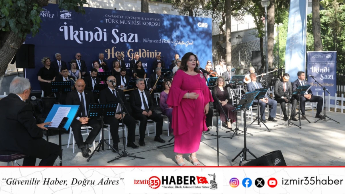 İKİNDİ SAZI GELENEĞİ İLE GAZİANTEP'E ÖZGÜ TÜRKÜLER YENİDEN SESLENDİRİLDİ