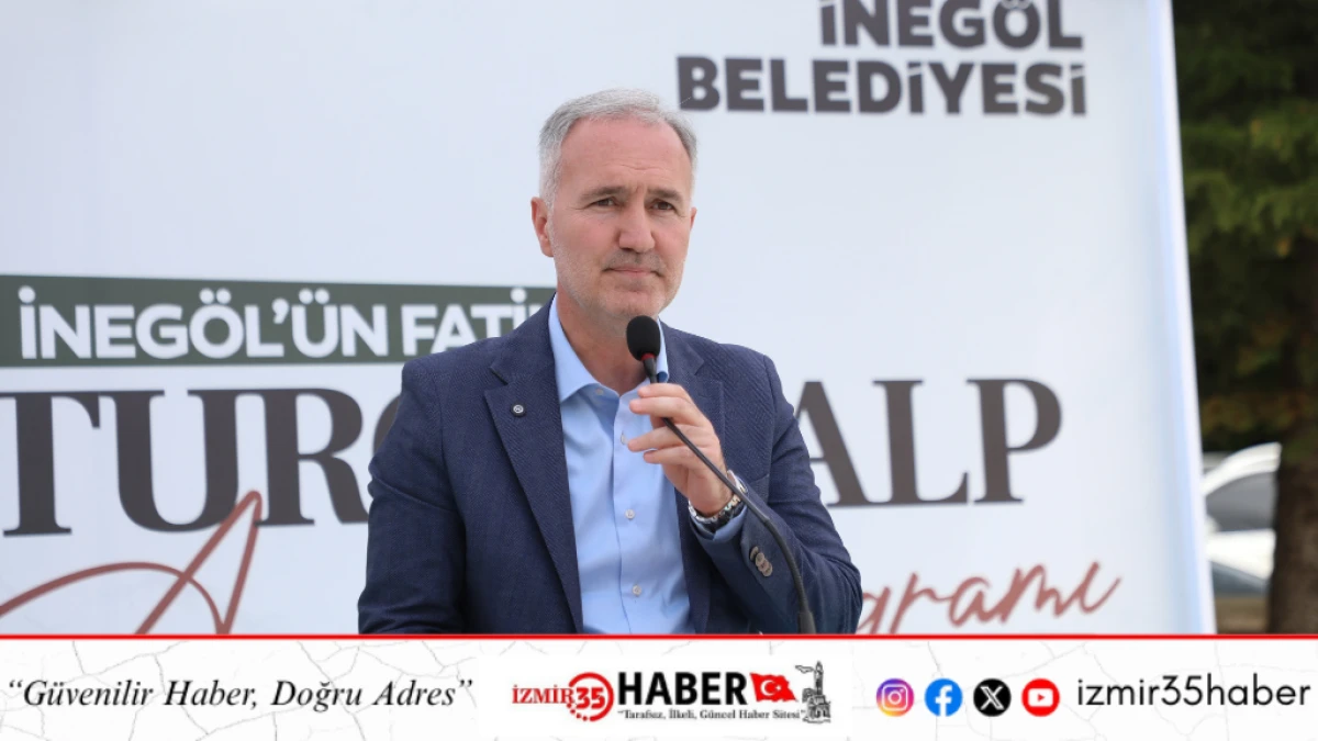 İneg&ouml;l Fatihi Turgut Alp Kabri Başında Anıldı