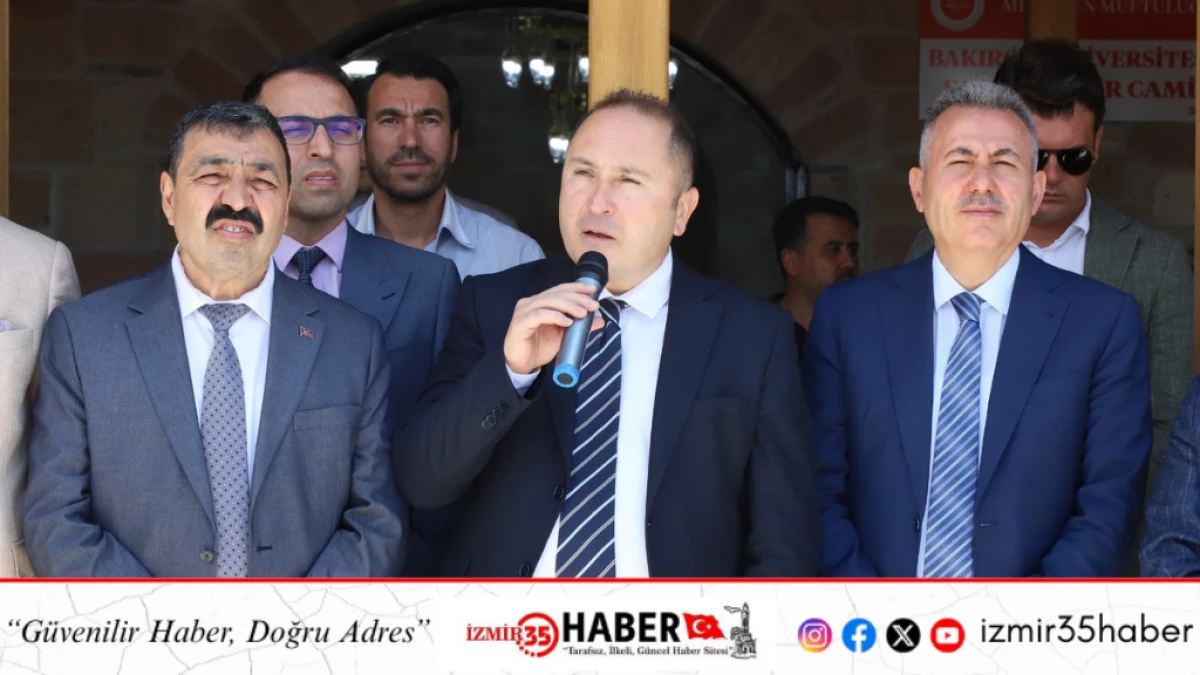 İzmir Bakır&ccedil;ay &Uuml;niversitesi Faruk Demir Camii İbadete A&ccedil;ıldı