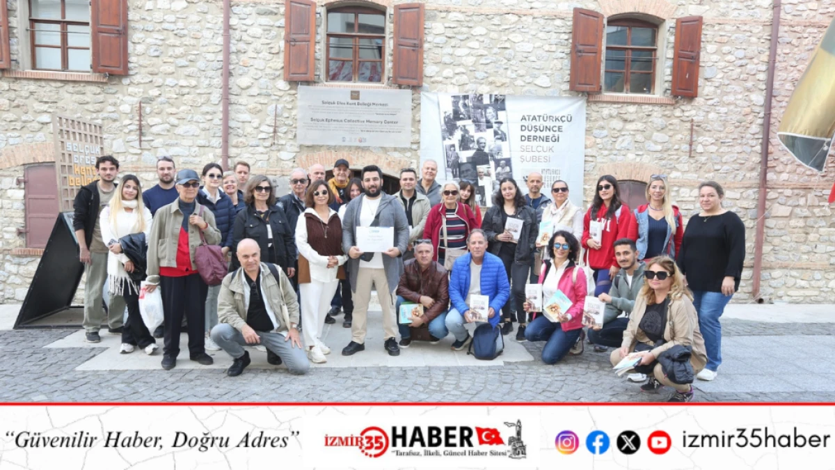 İzmirli Turist Rehberlerinden Efes Tarlası Yaşam K&ouml;y&uuml;&rsquo;ne Eğitim Ziyareti