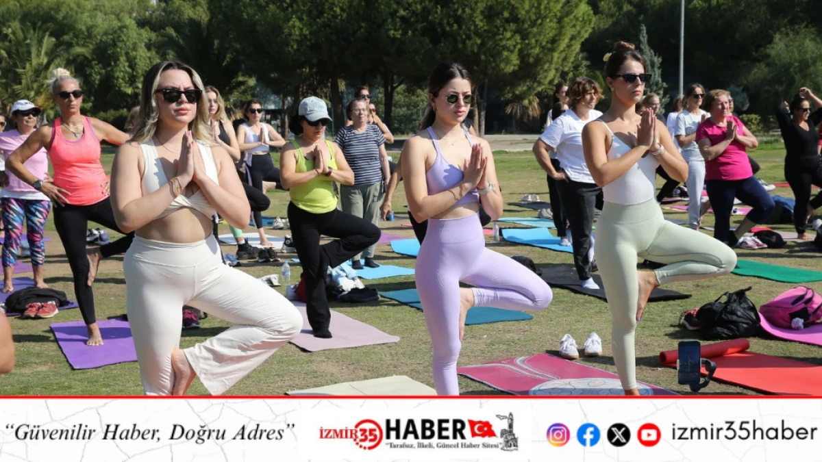 Karşıyaka Belediyesi&rsquo;nden 14 Şubat&rsquo;a &ouml;zel yoga etkinliği