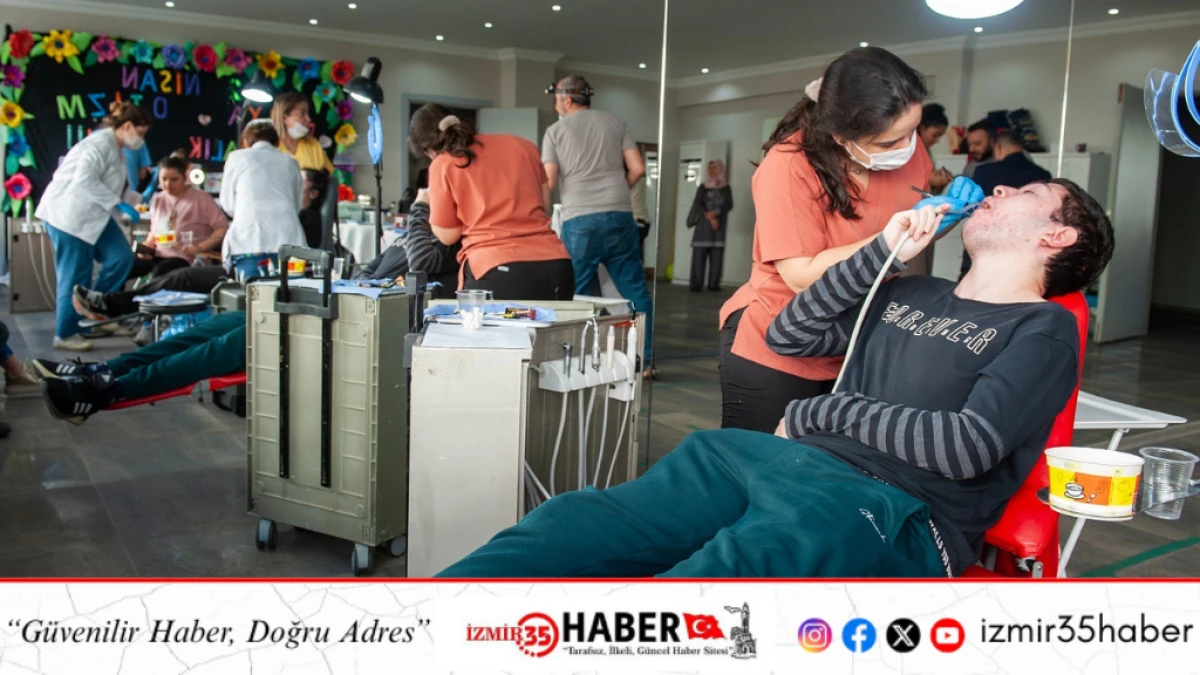 Karşıyaka&rsquo;da &ouml;zel bireylere ağız ve diş sağlığı taraması