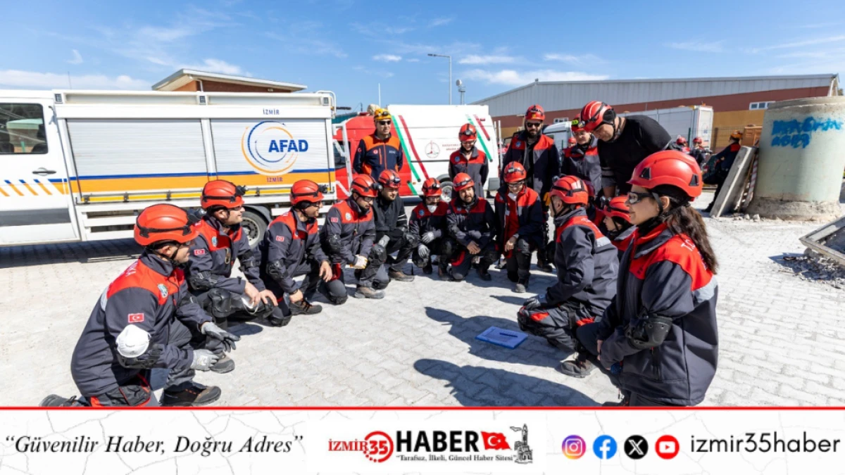 Karşıyaka&rsquo;nın Arama Kurtarma Ekibi eğitimlerini tamamladı