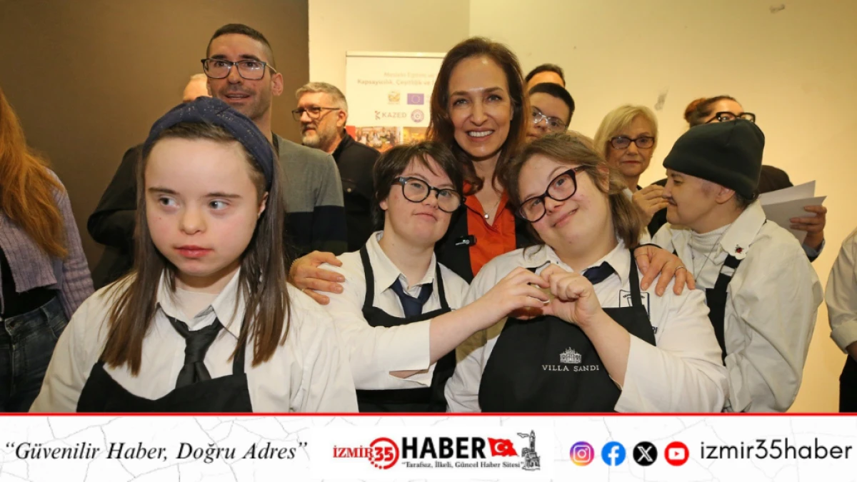 Karşıyaka&rsquo;nın &ouml;zel gen&ccedil;leri mutfakta h&uuml;nerlerini sergiledi