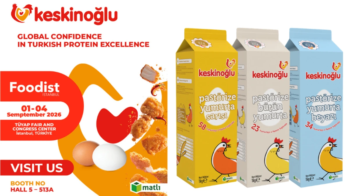 Keskinoğlu, Foodist 2026&rsquo;da Lezzetlerini Tadım Deneyimiyle Buluşturacak
