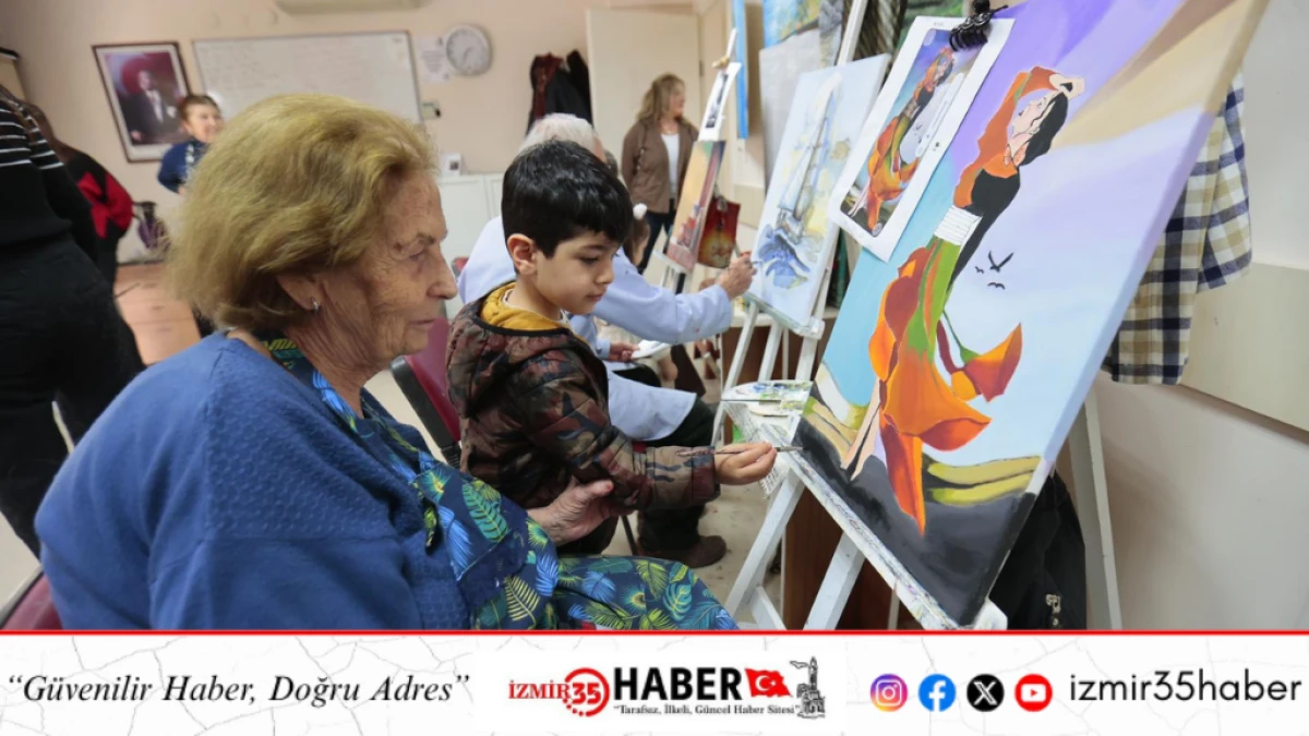 Konak&rsquo;ın İleri Yaş Merkezi&rsquo;nde bayram neşesi