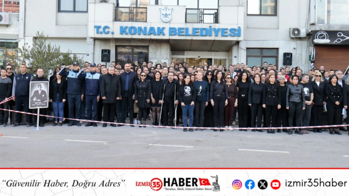 Konak’ta Atatürk sonsuz özlem ve saygıyla anıldı