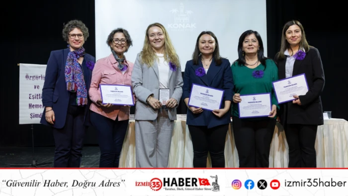 Konak&rsquo;tan şiddetle m&uuml;cadeleye g&uuml;&ccedil;l&uuml; destek