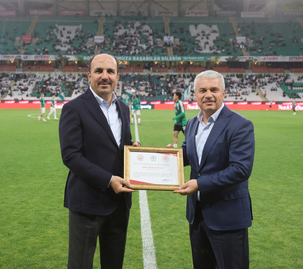 KONYA B&Uuml;Y&Uuml;KŞEHİR BELEDİYE STADYUMU, ERİŞİLEBİLİRLİK BELGESİ