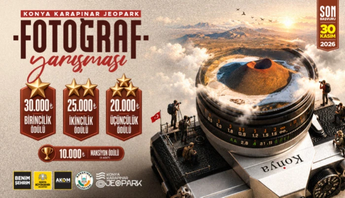 KONYA B&Uuml;Y&Uuml;KŞEHİR'DEN &ldquo;KONYA KARAPINAR JEOPARK FOTOĞRAF YARIŞMASI