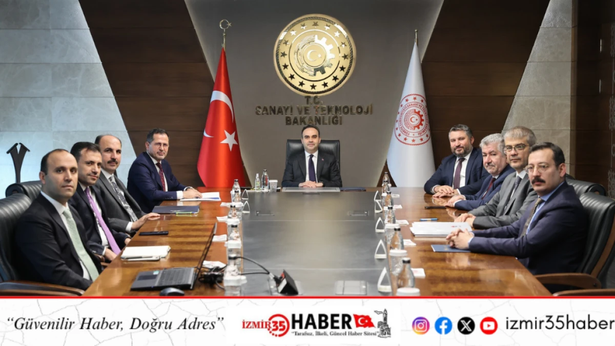 KONYA HEYETİ SANAYİ VE TEKNOLOJİ BAKANI MEHMET FATİH KACIR&rsquo;I ZİYARET ETTİ