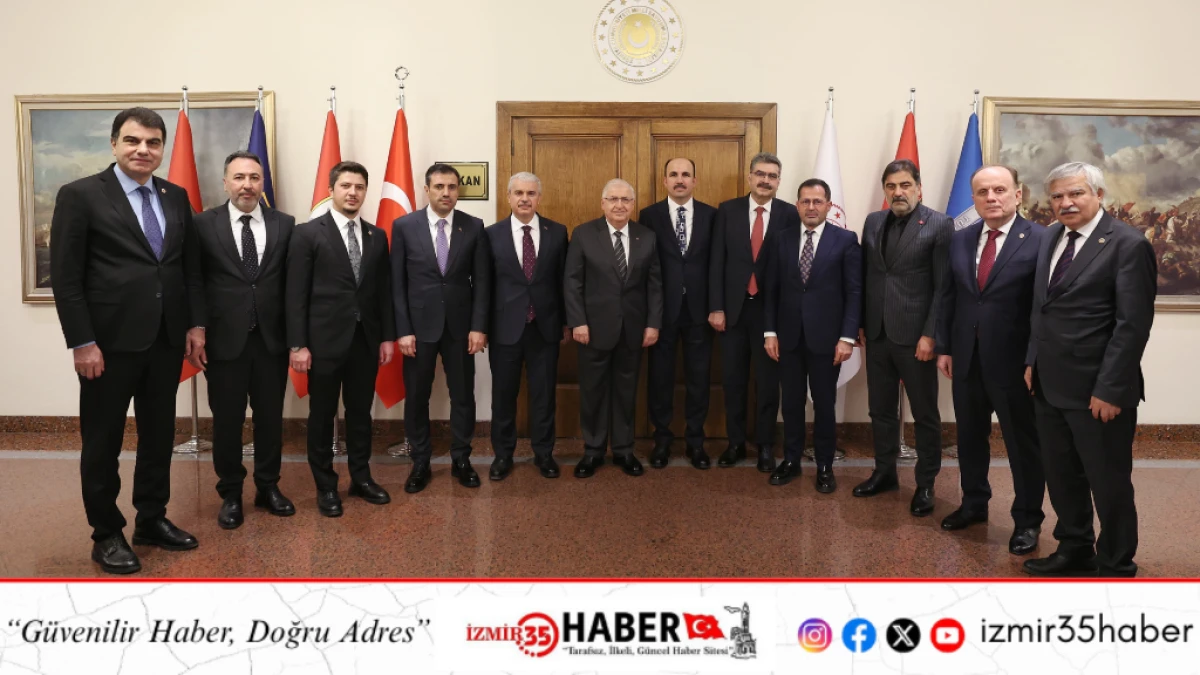 KONYA HEYETİNDEN MİLLİ SAVUNMA BAKANI YAŞAR G&Uuml;LER&rsquo;E ZİYARET