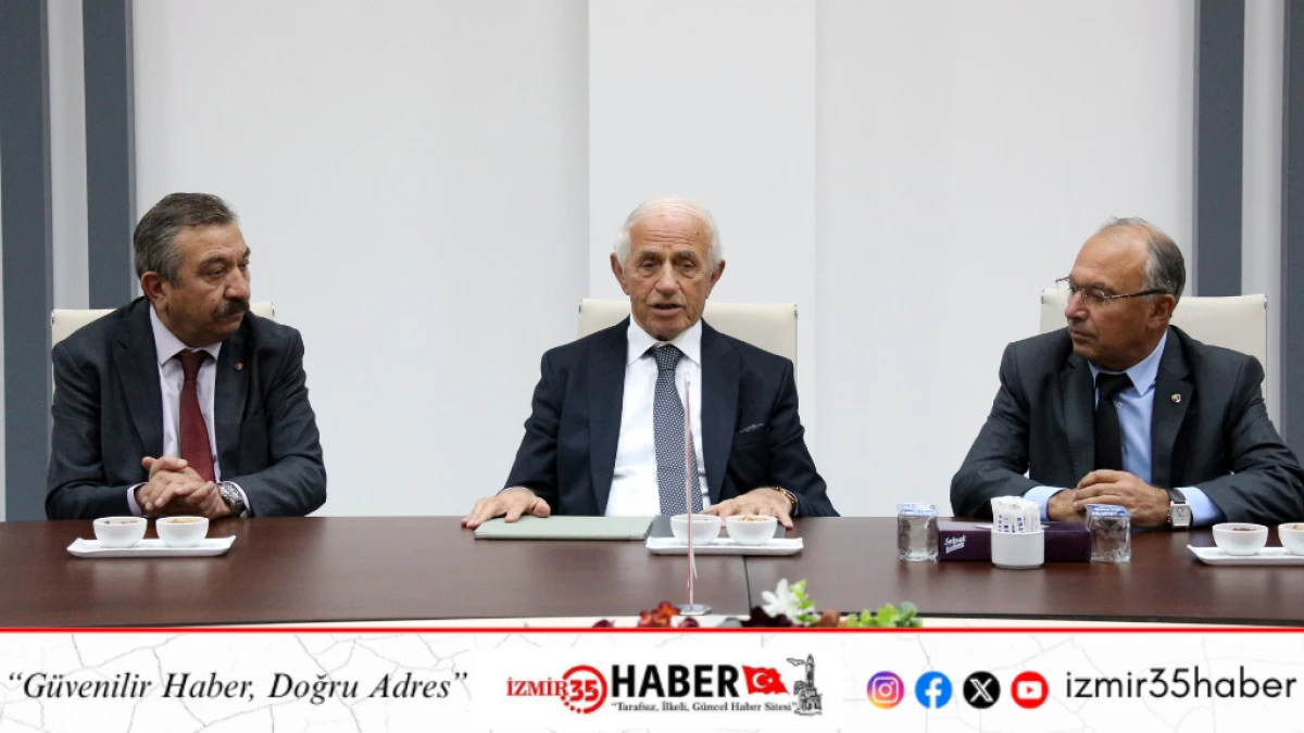 KÜTAHYA TİCARET BORSASI’NDAN SAYIN NAFİ GÜRAL’A ONURSAL BAŞKANLIK PLAKETİ