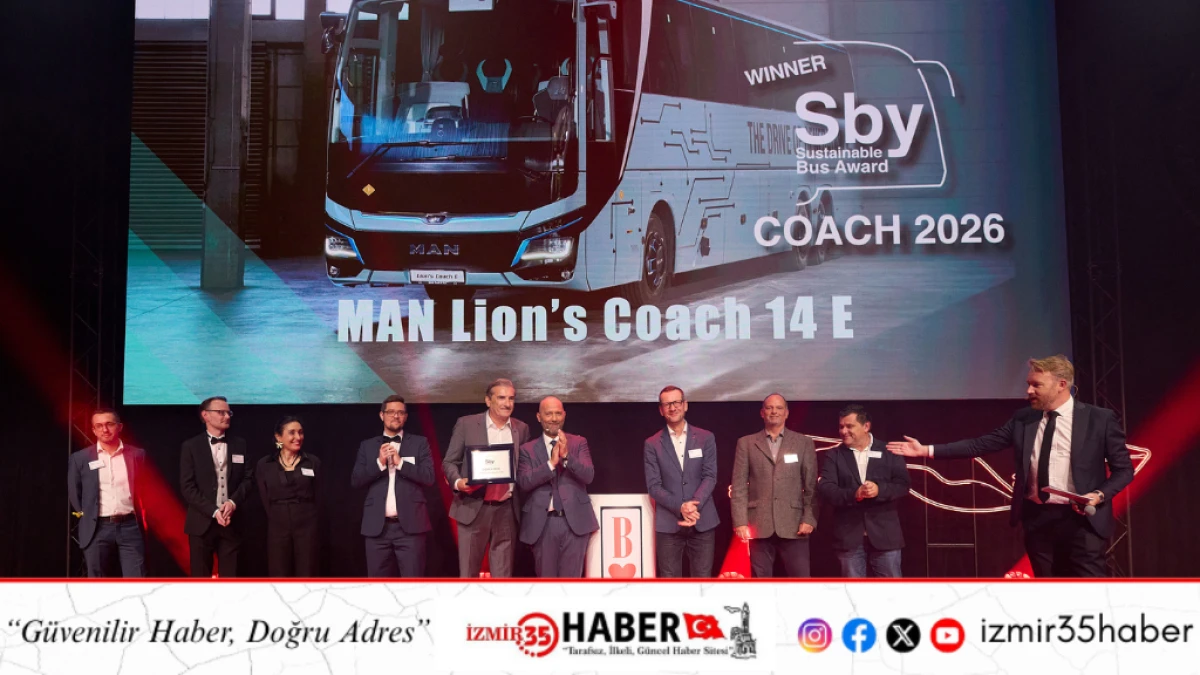 MAN Lion’s Coach E,  2026 Yılının Sürdürülebilir Otobüsü seçildi