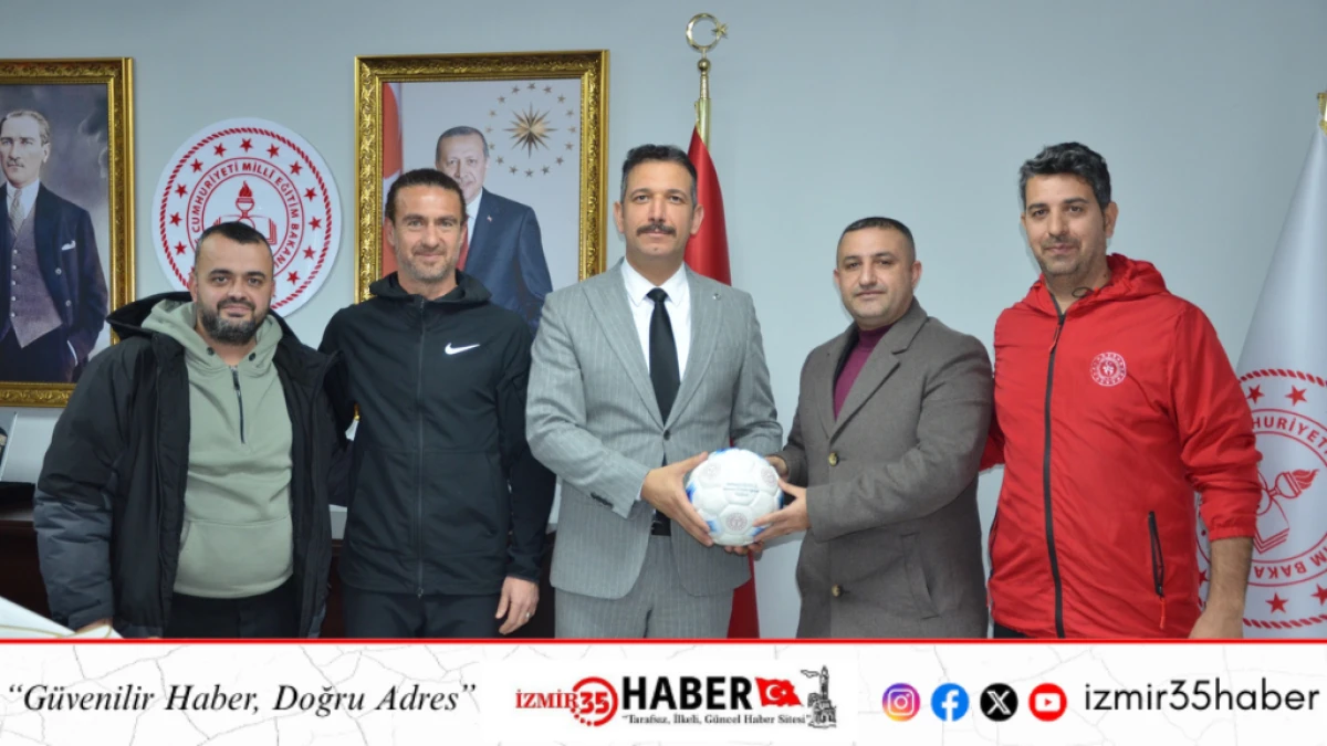 Manisa Amat&ouml;r Kul&uuml;pler Birliği Başkanı İl Milli Eğitim M&uuml;d&uuml;r&uuml;n&uuml; makamında ziyaret etti.